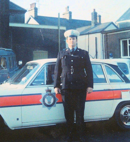Pc Mike Cram at Gowerton Police Station